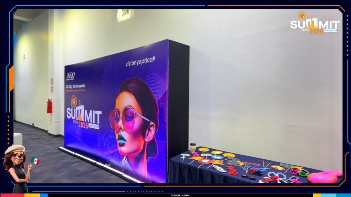 Cobertura de Visión Latina durante el primer día de SUMMIT VisionyOptica 2026